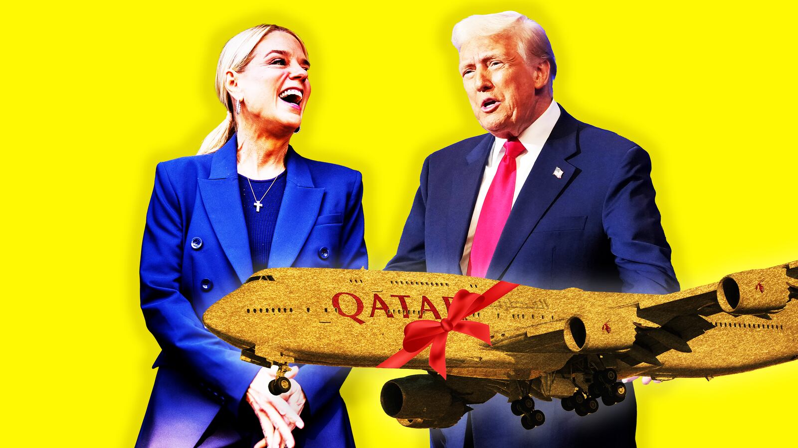 Pam Boni, Donald Trump photo illustration