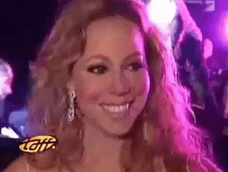 A gif of Mariah Carey