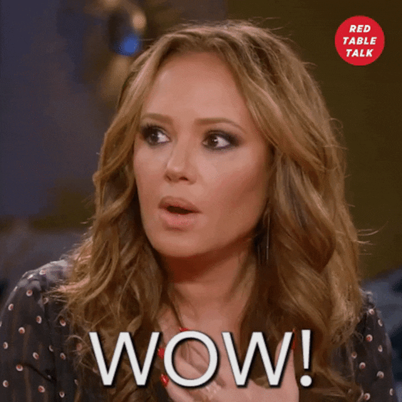 A gif of Leah Remini