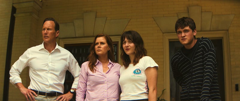 Patrick Wilson, Amy Adams, Lily Collias and Joe Anders in Cape Fear.