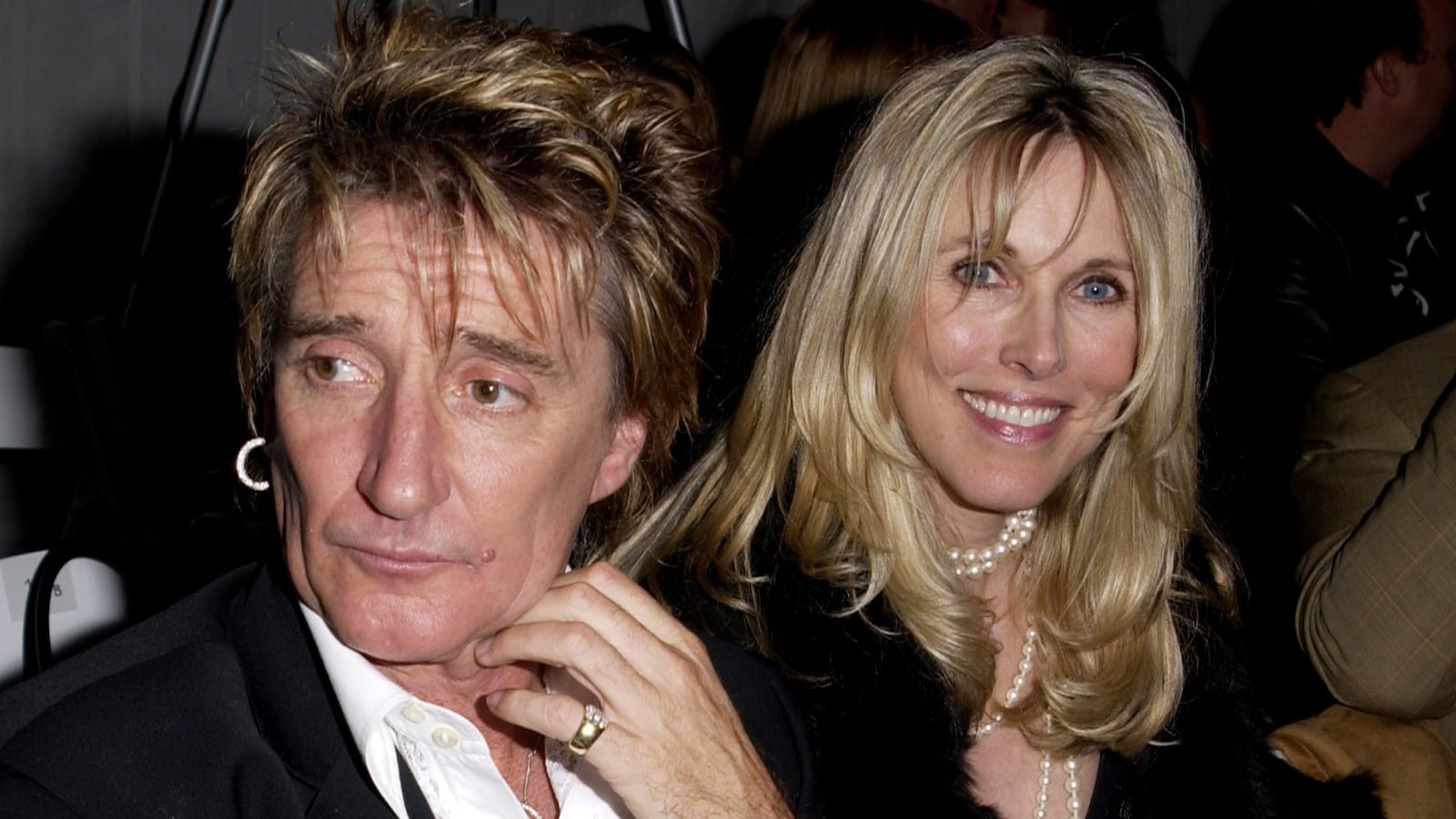Rod Stewart & Alana Stewart during Mercedes Benz & Unicef Fashion For Freedom - 2001