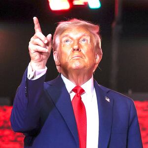 Erika Kirk and Donald Trump