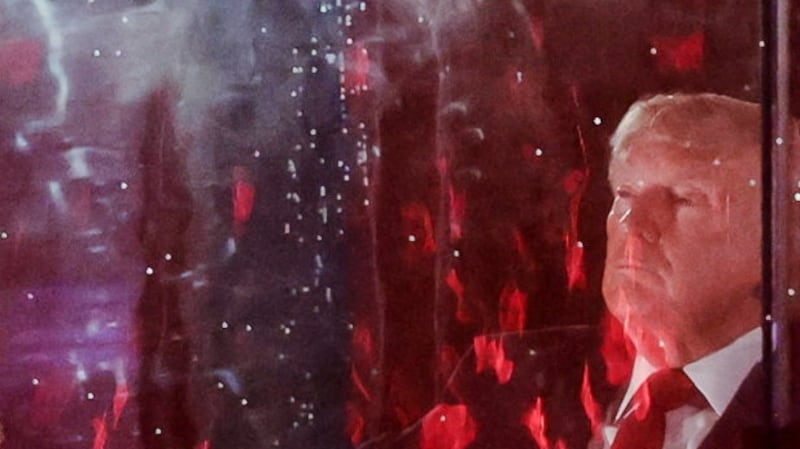 U.S. President Donald Trump watches fireworks explode during the Freedom 250's Salute to America as the United States celebrates its 250th anniversary on Independence Day, attempting the largest firework display in history with 850,000 fireworks in Washington, D.C., U.S., July 5, 2026