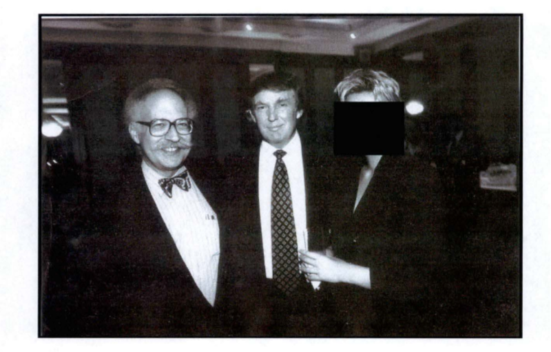 Trump was pictured with the mysterious Miss Moscow in Rubio's report when it was released in April 2020.