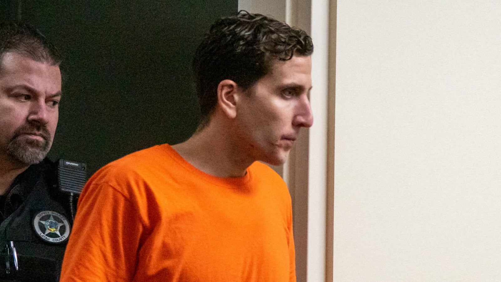 Bryan Kohberger enters a courtroom for a status hearing in Moscow, Idaho, Jan. 12, 2023.