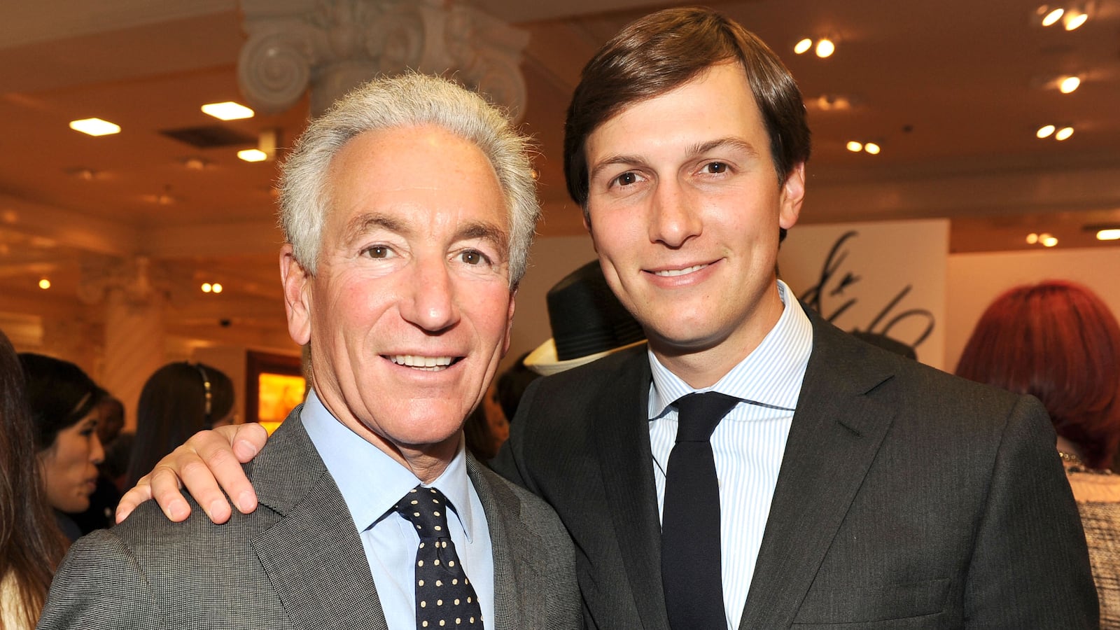 In 2005, Charles Kushner, left, was sentenced to two years in prison for tax evasion, illegal campaign contributions, and witness tampering, and was disbarred as an attorney. In 2020, he received a pardon from Trump, the father-in-law of his son Jared, right.