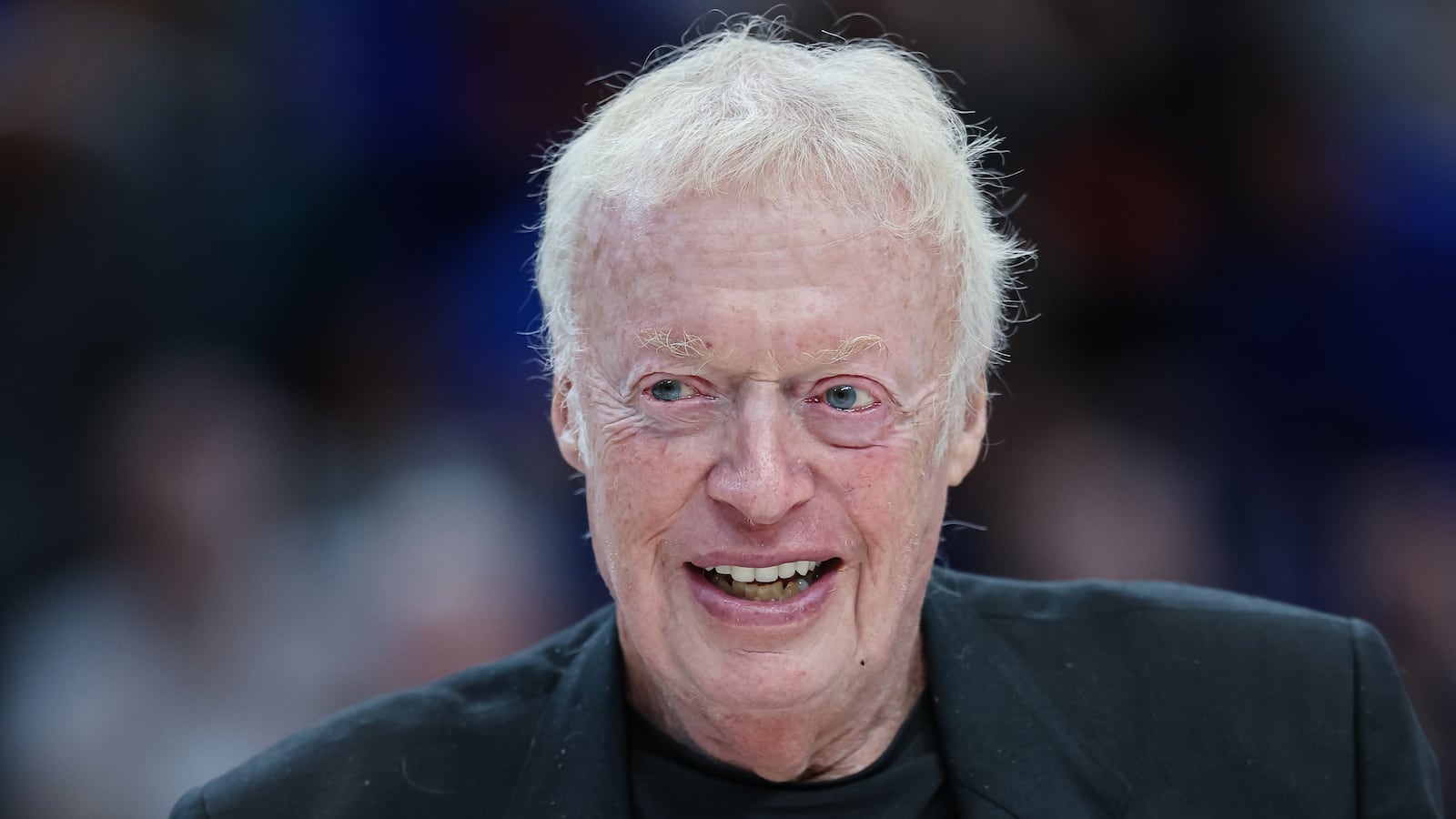 Nike co-founder Phil Knight is seen during the Purdue Boilermakers and Duke Blue Devils game in the Phil Knight Legacy Tournament Men's Championship at Moda Center on November 27, 2022 in Portland, Oregon