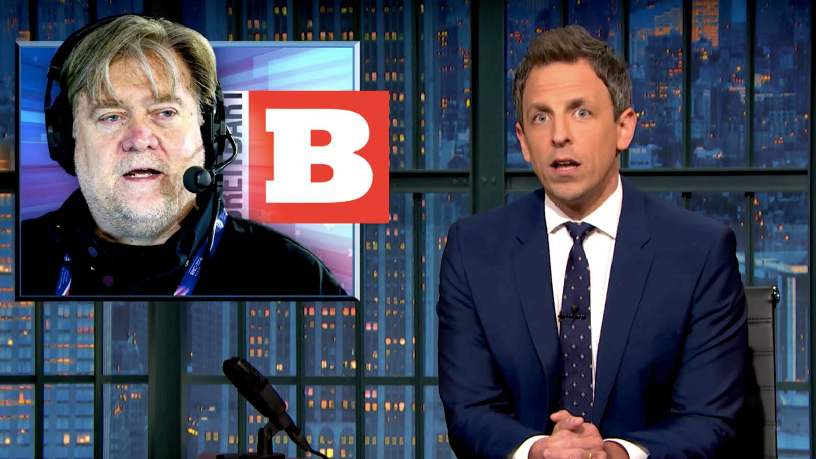 articles/2016/11/16/seth-meyers-rips-trump-s-chief-strategist-steve-bannon-the-world-has-gone-insane/161115-wilstein-seth-meyers-bannon-tease_aqu5ax