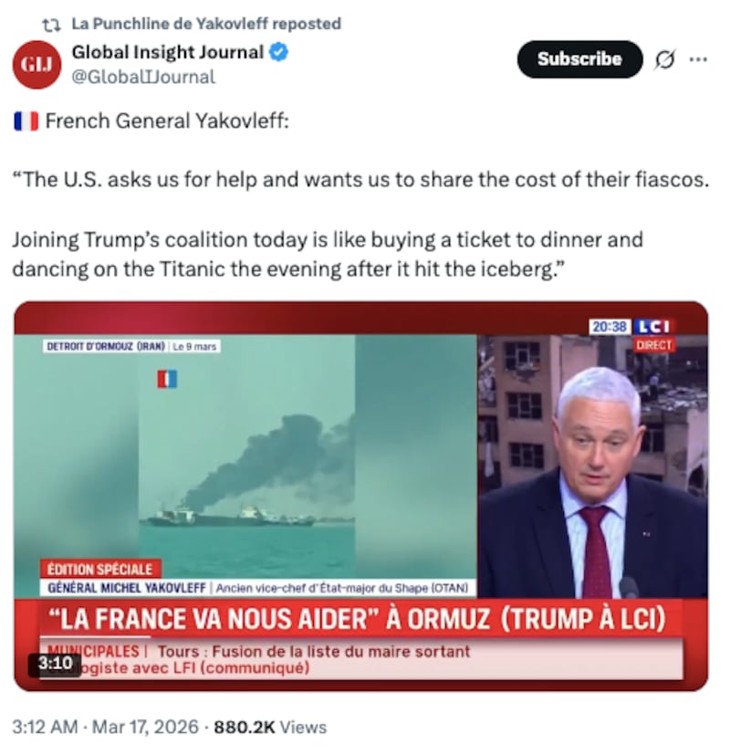 Global Insights Journal/Michel Yakovleff/X