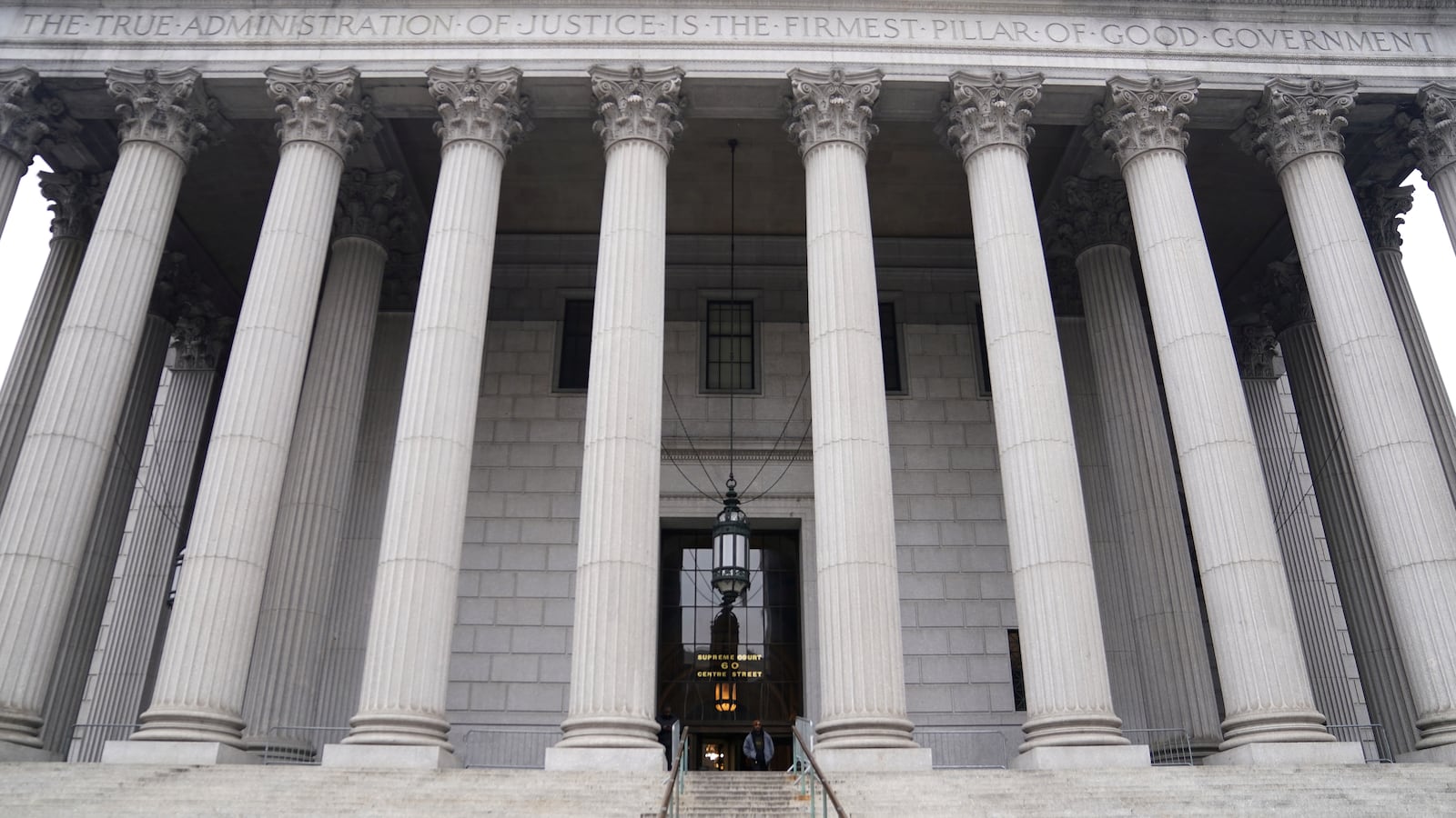 The New York County Supreme Court courthouse