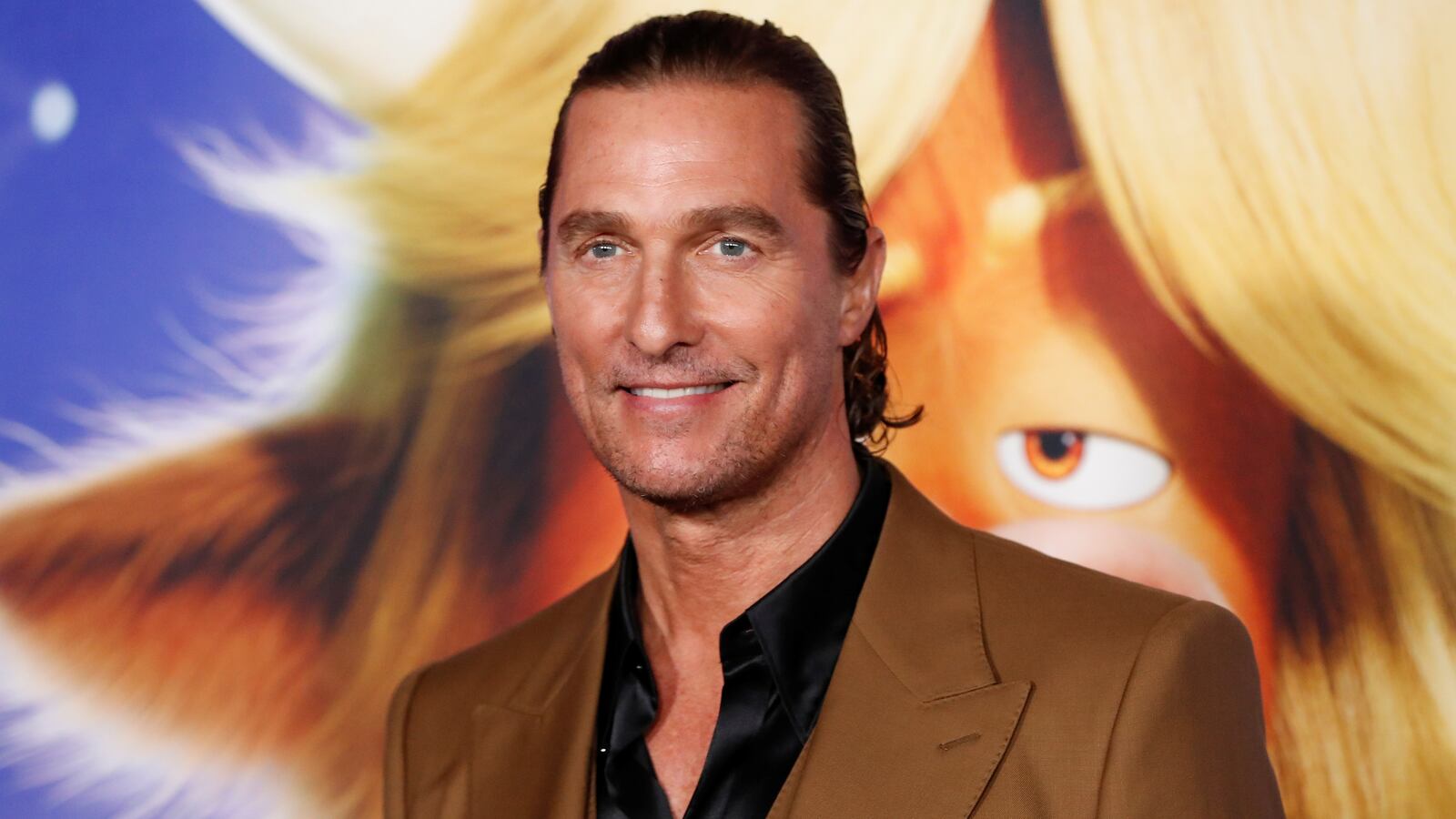 Matthew McConaughey attends the premiere for the film Sing 2 at The Greek Theatre in Los Angeles, California, U.S.
