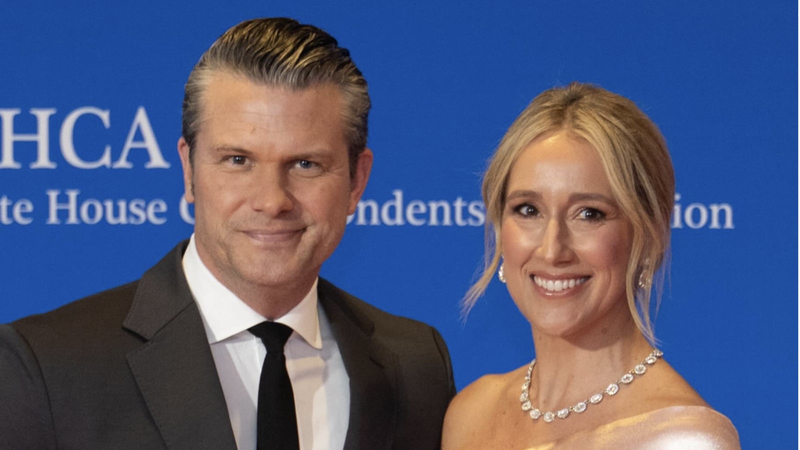 Pete and Jennifer Hegseth at the WHCD.