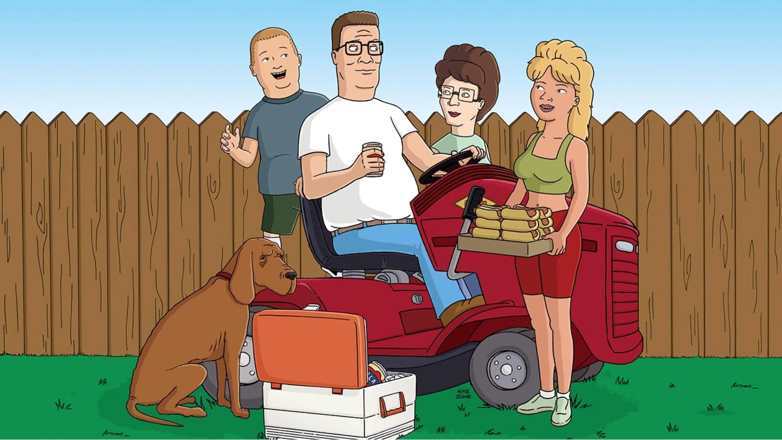 Cast of animated series “King of the Hill.”