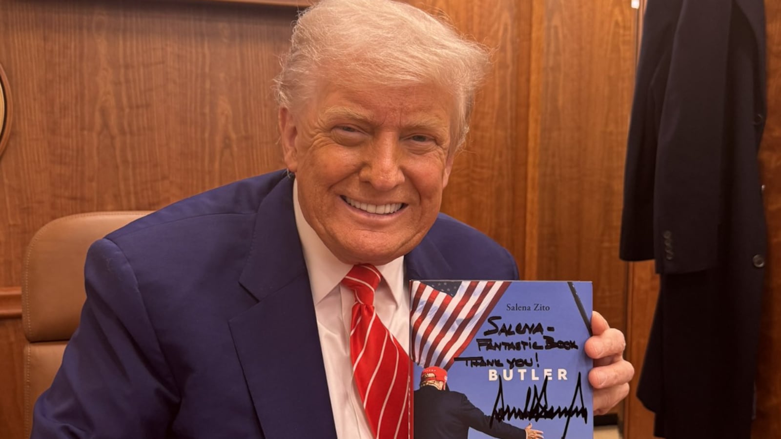 The president appeared miffed that the book about the assassination attempt against him in Pennsylvania last year did not hit the heights he expected.