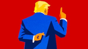 Donald Trump photo illustration