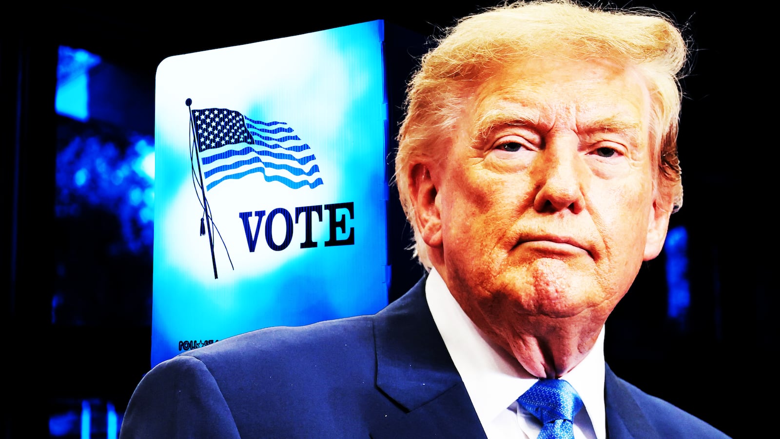 Donald Trump photo illustration
