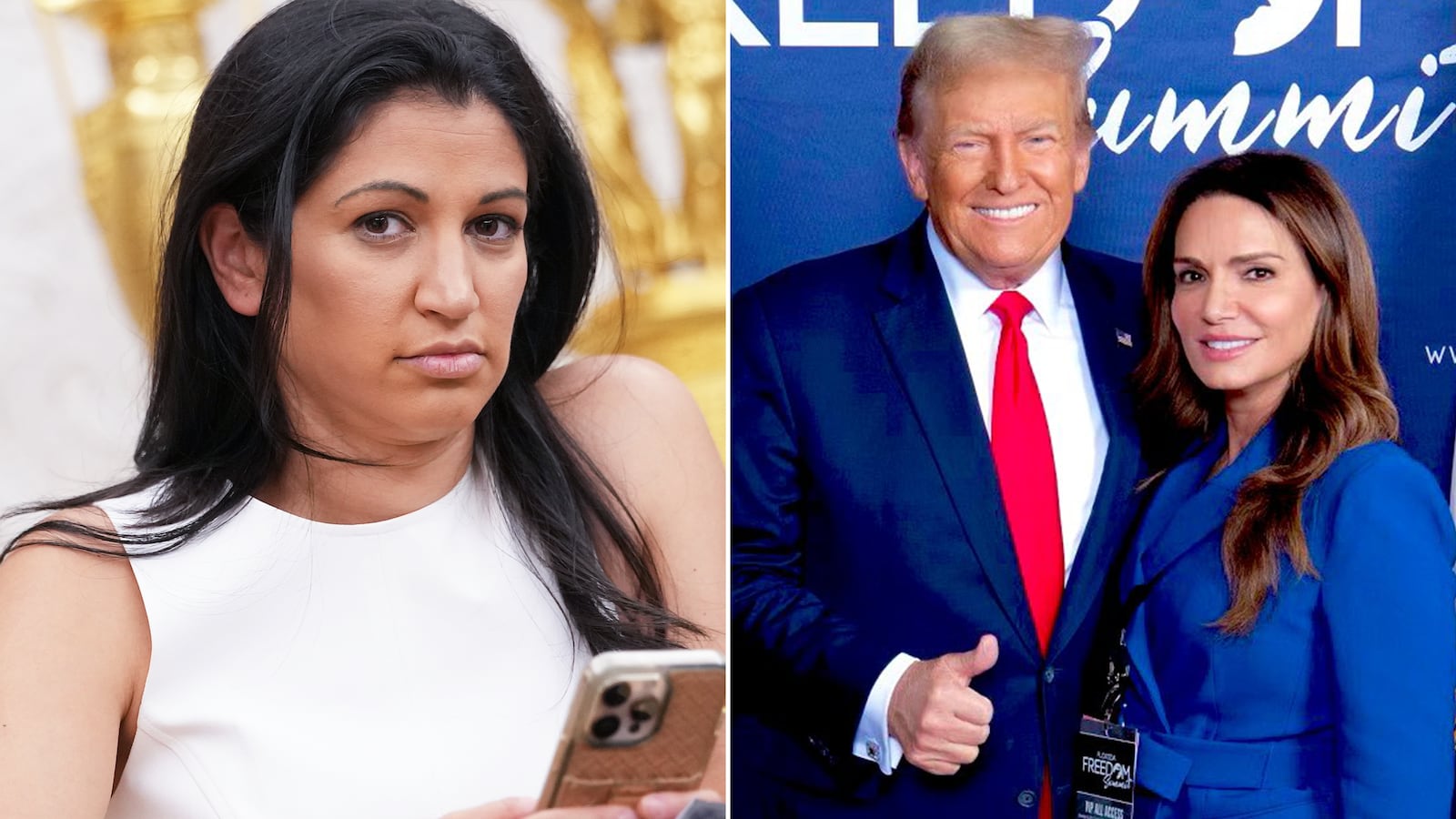 Illeana Garcia, Donald Trump, Katie Miller