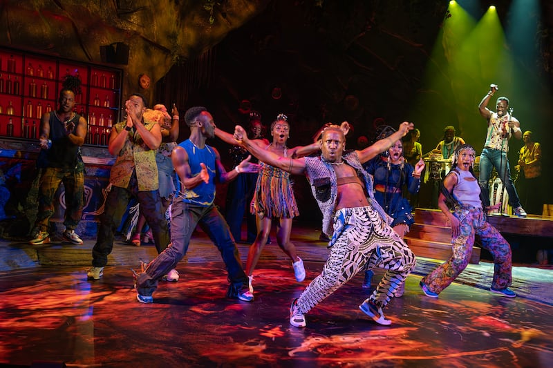 The cast of "Goddess"