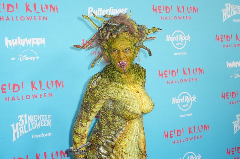 Heidi Klum as Medusa for Halloween 2025