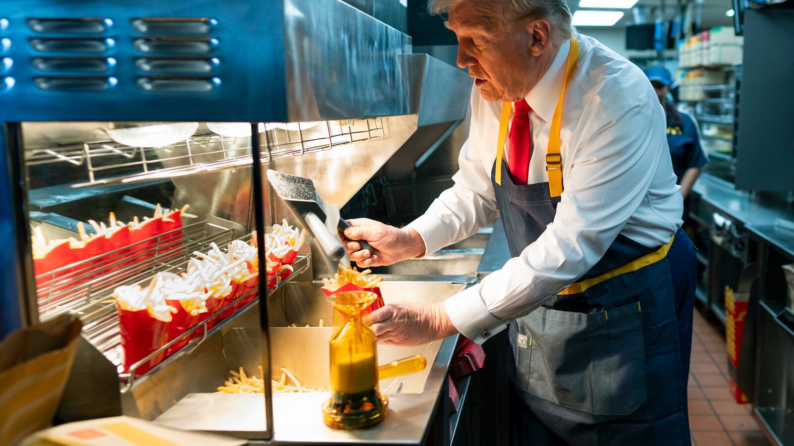 Donald Trump got mixed reviews for his shift at McDonald’s.