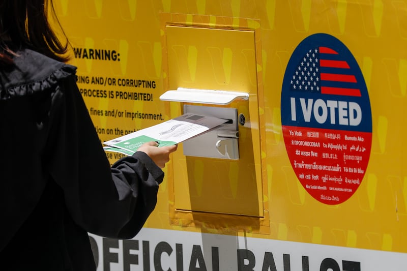 mai in ballot box