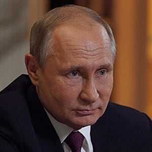 Vladimir Putin in his office