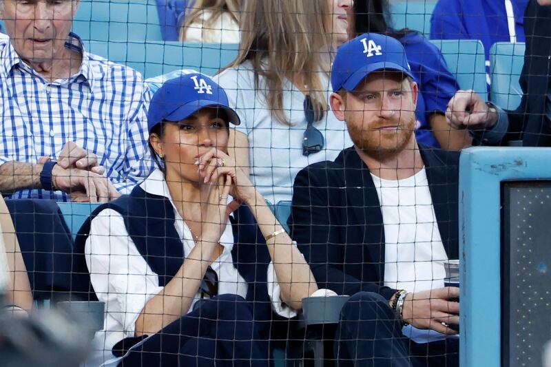 Meghan Markle and Prince Harry on Tuesday