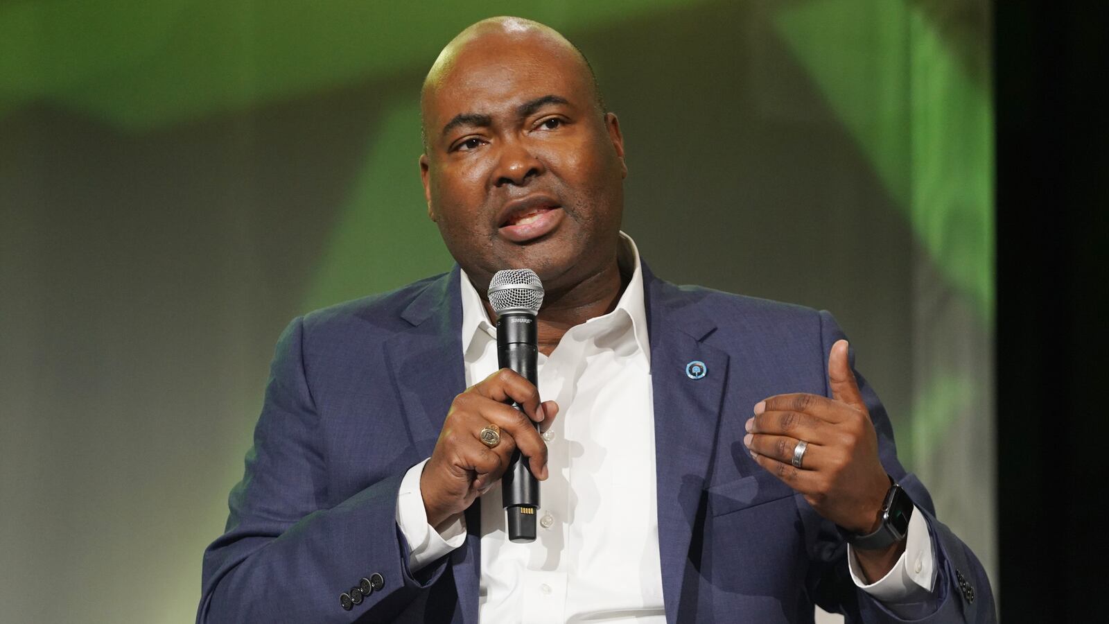Jaime Harrison speaks onstage during the 2023 ESSENCE Festival Of Culture™ at Ernest N. Morial Convention Center on June 30, 2023 in New Orleans, Louisiana.