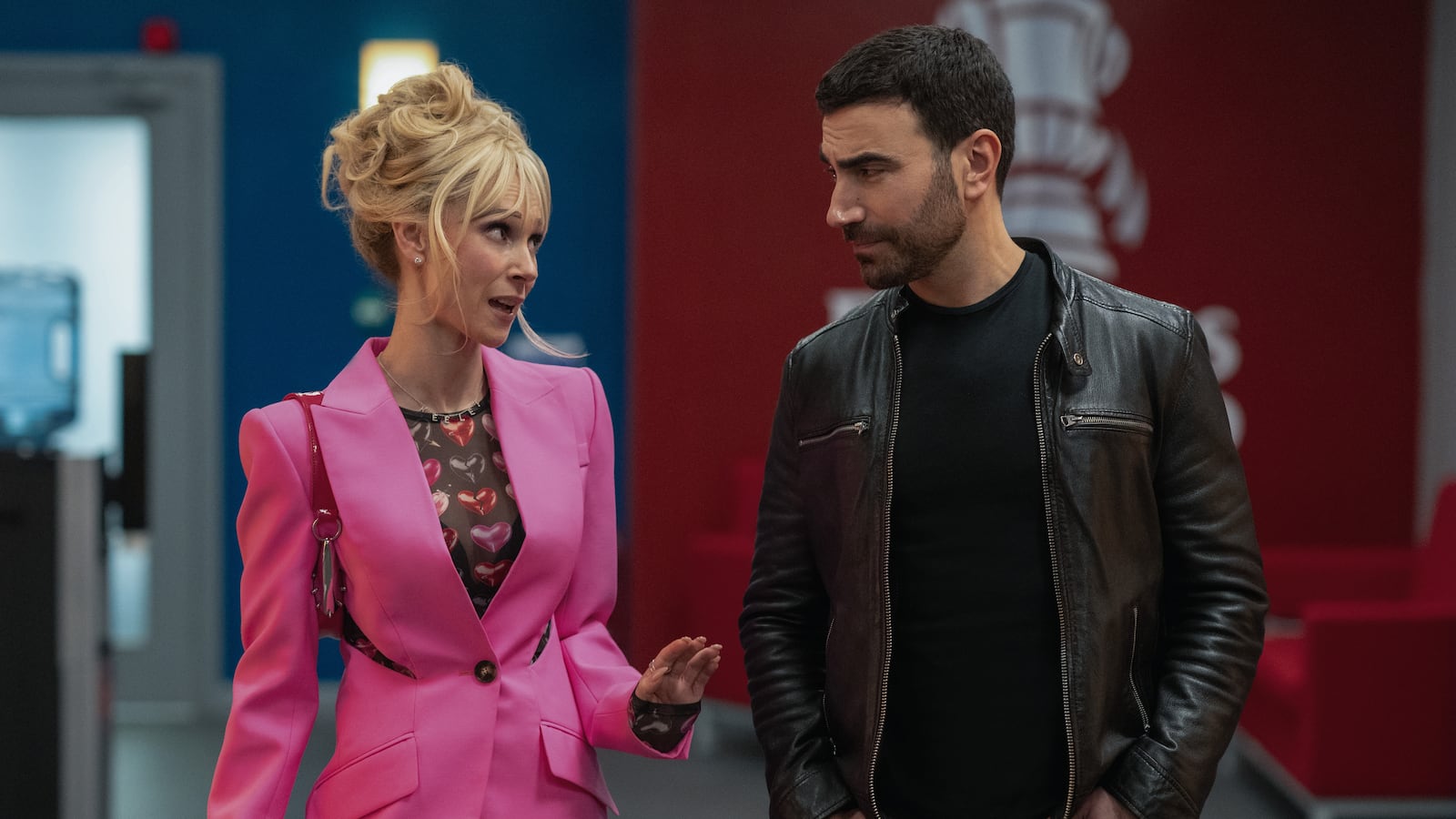 Juno Temple and Brett Goldstein in “Ted Lasso.”