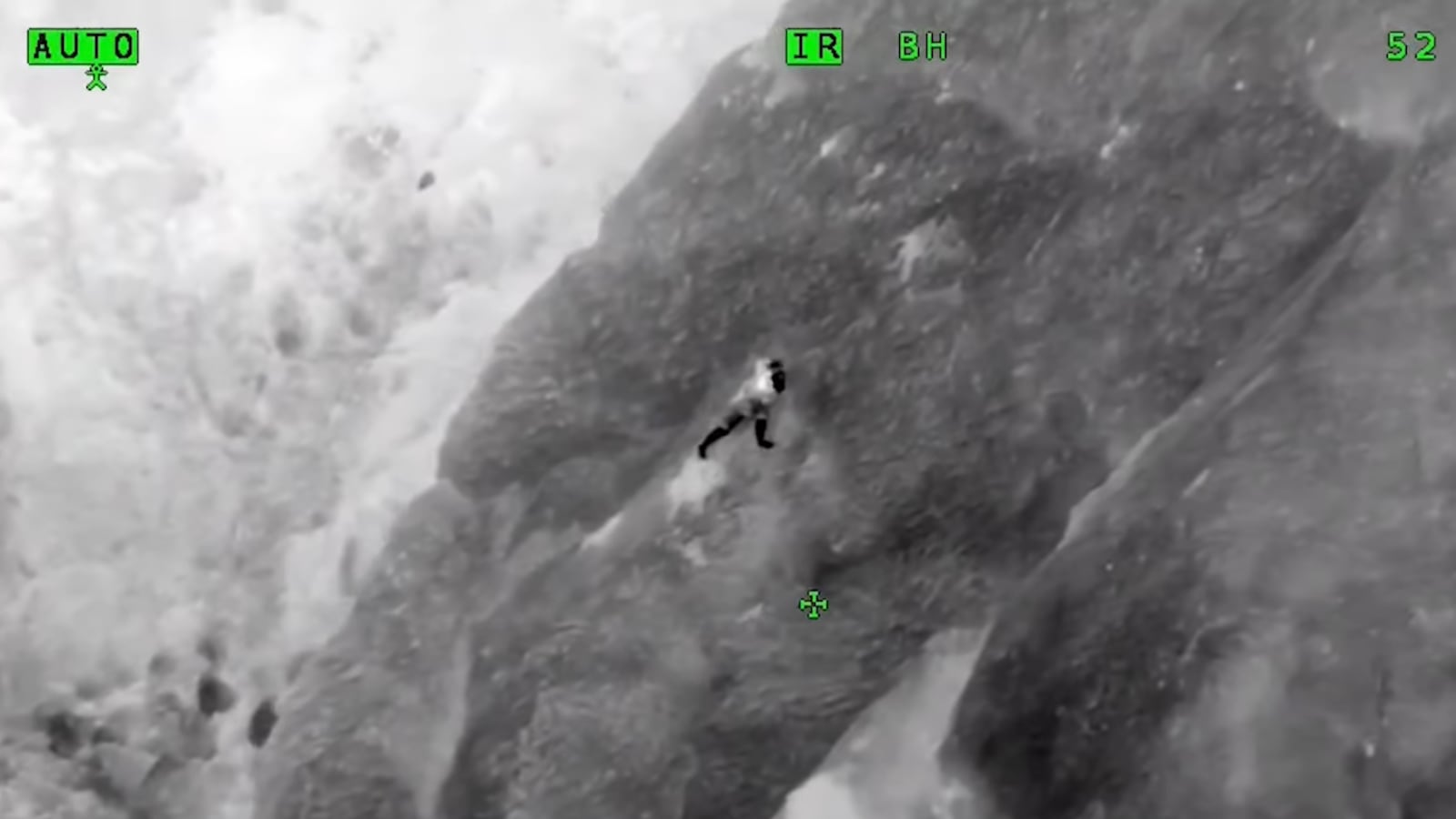 Cody Cretini was rescued by the Sonoma County Sheriff’s Office after he became trapped on a cliff in California.