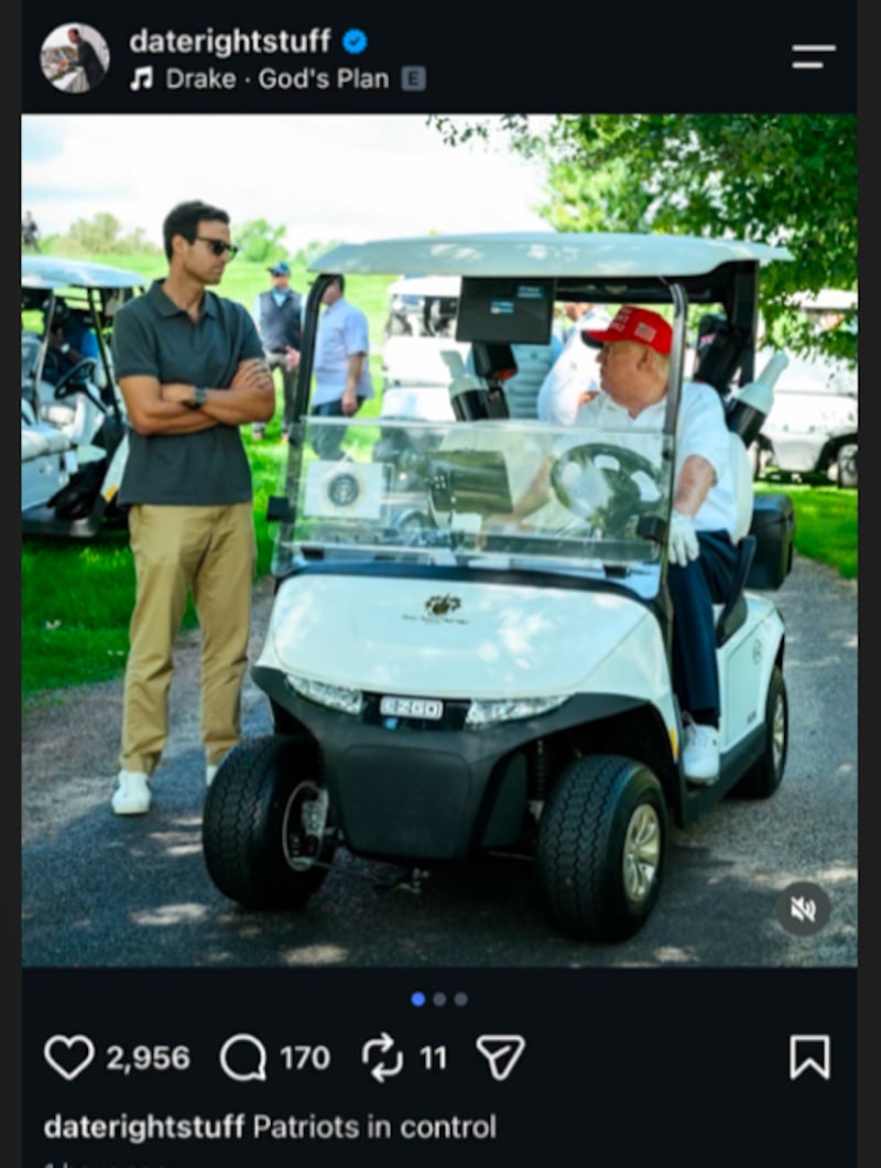 Donald Trump with John McEntee.