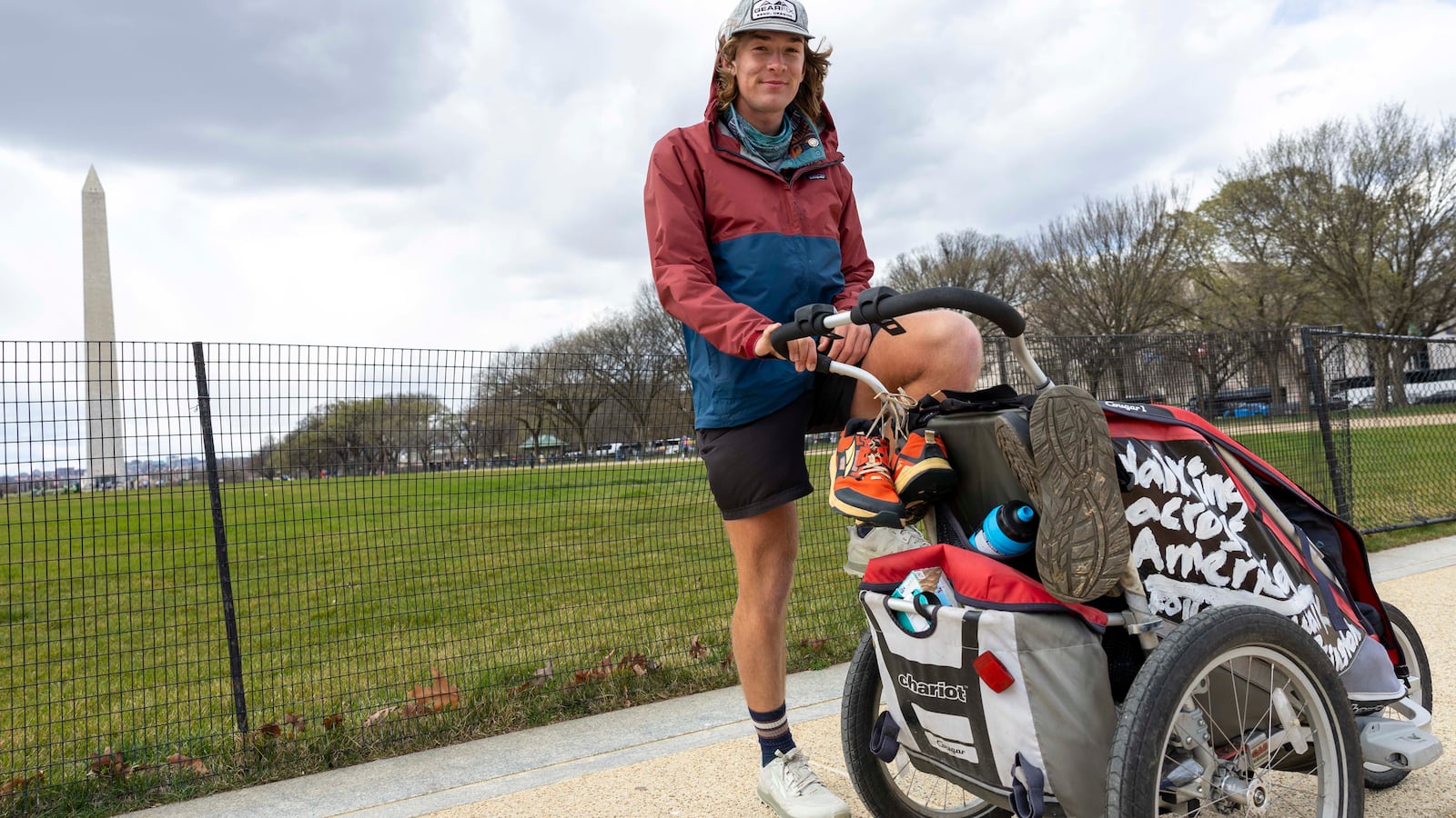 Holden Minor Ringer poses for a portrait on the National Mall in Washington, D.C., on March 10, 2024.
