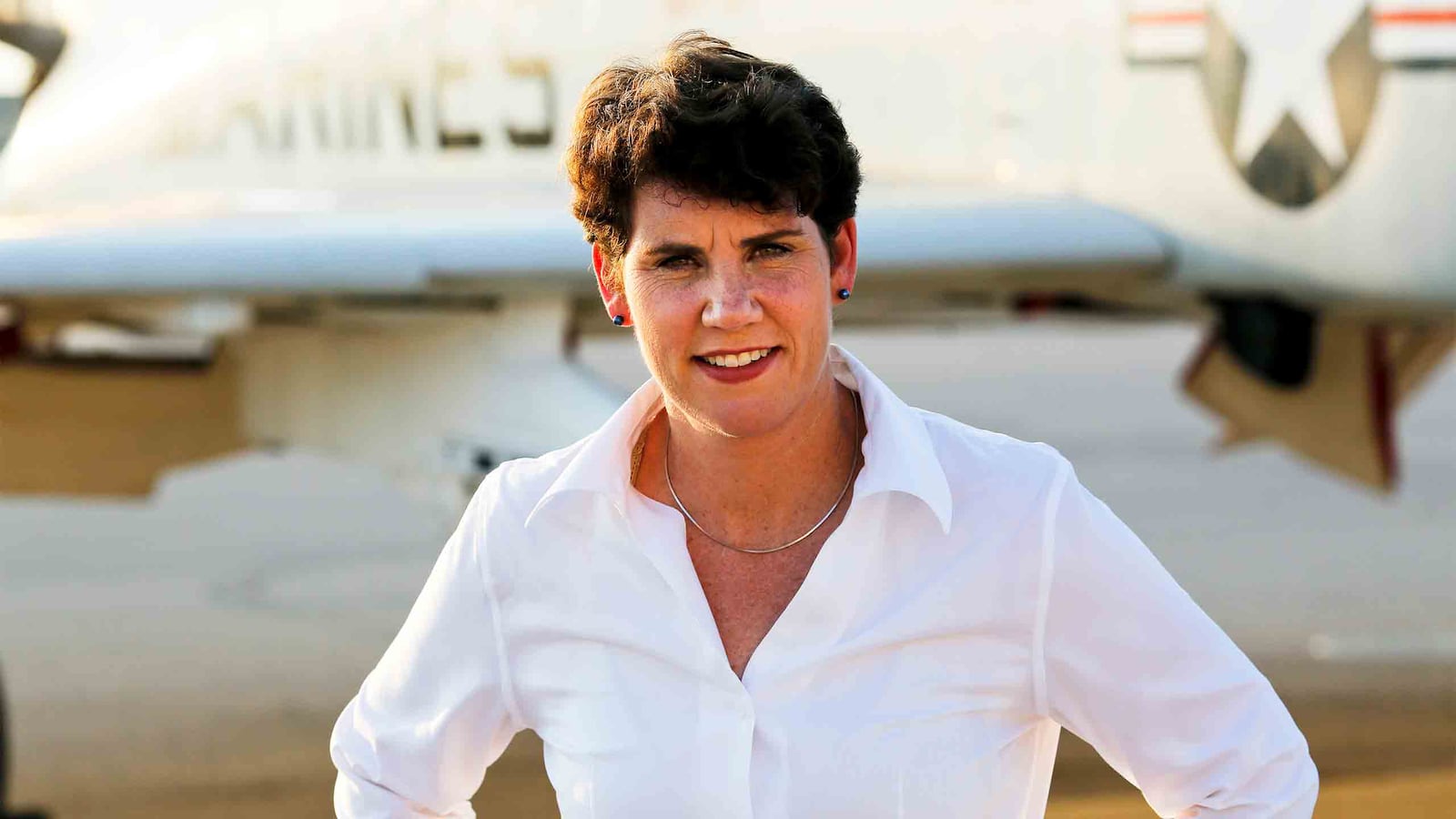 Marine, Fighter Pilot, War Vet—and Woman and Democrat