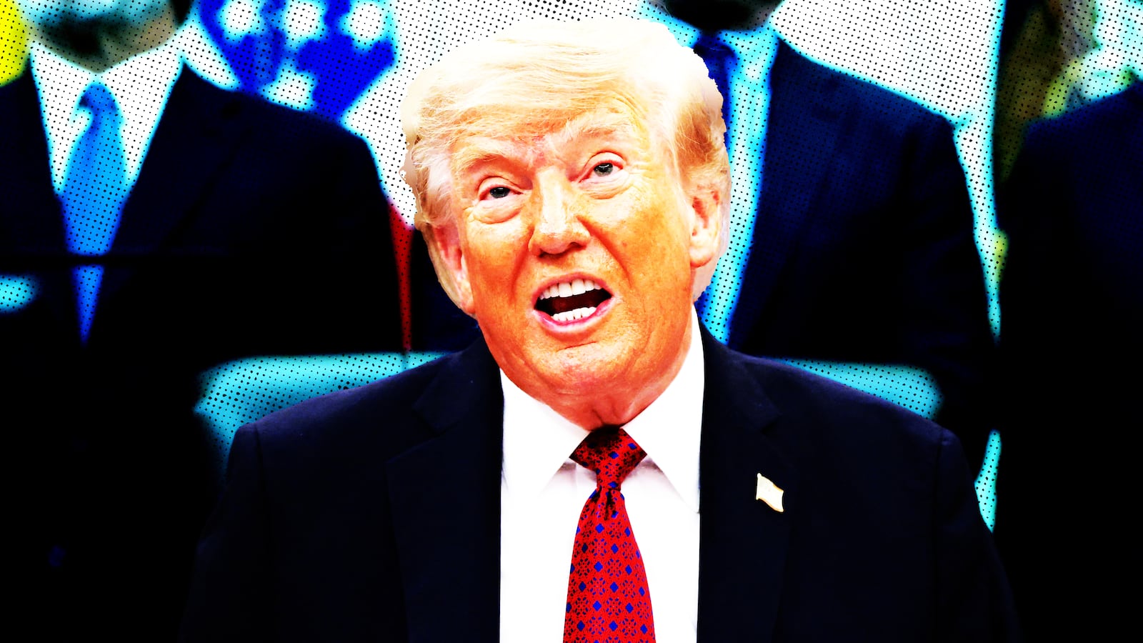 Donald Trump photo illustration