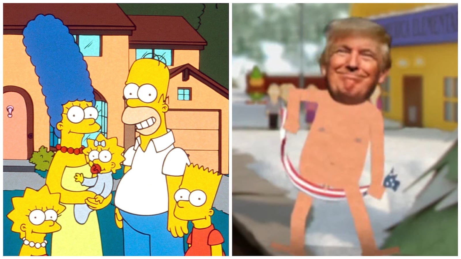 simpsons, south park