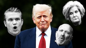 Donald Trump, Howard Lutnick, Susie Wiles, and Pete Hegseth