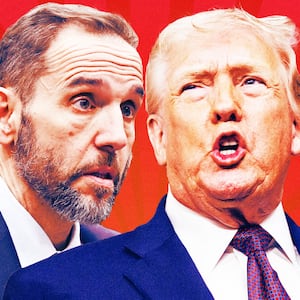 A photo illustration of Jack Smith and Donald Trump.