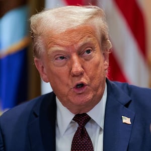 President Donald Trump holds a cabinet meeting with members of his administration in the Cabinet Room of the White House on August 26, 2025 in Washington, DC. This is the seventh cabinet meeting of Trump's second term. (Photo by Chip Somodevilla/Getty Images)