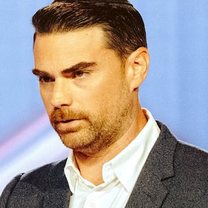 Ben Shapiro speaks during Turning Point's annual AmericaFest in Phoenix, Arizona on December 18, 2025.