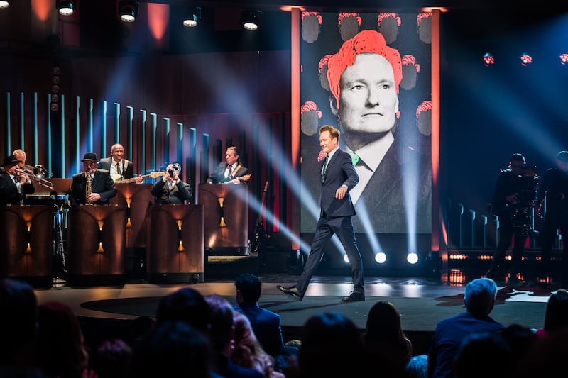 Conan O'Brien during the 26th Annual Mark Twain Prize for American Humor Gala Performance 2025
