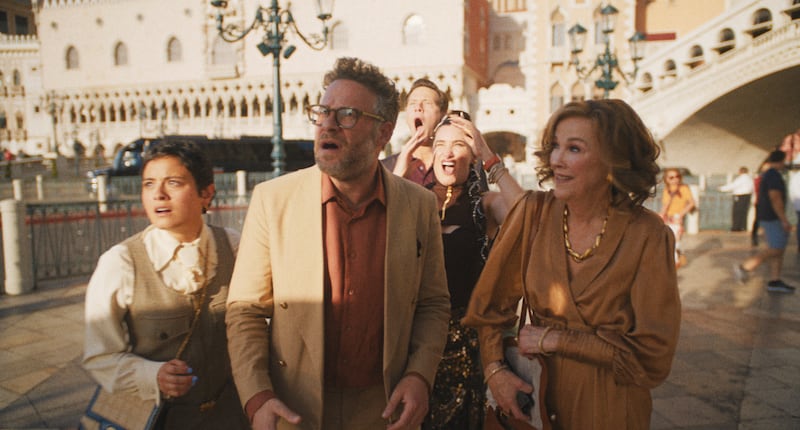 Catherine O'Hara and Seth Rogan in "The Studio"