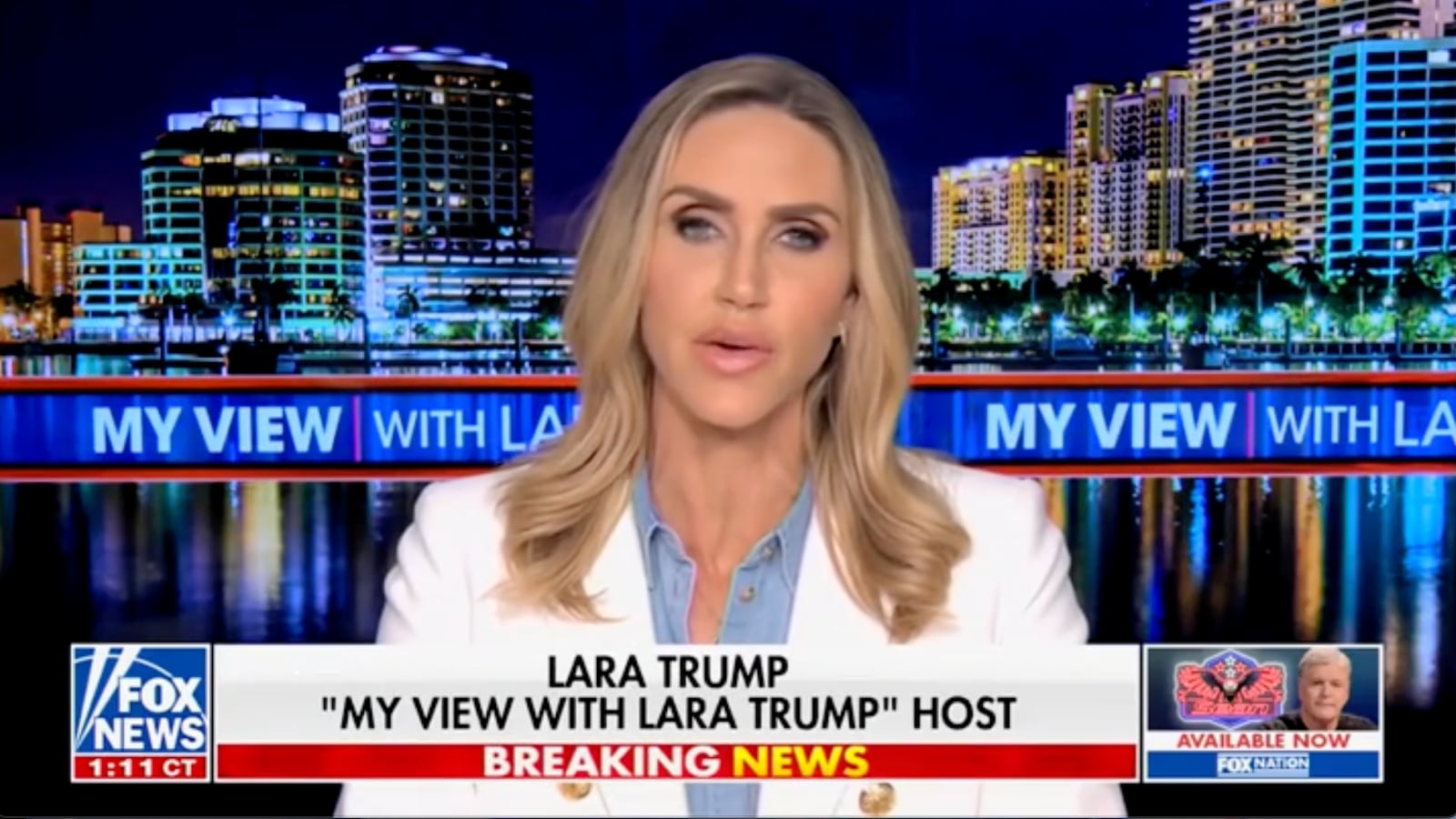 Lara Trump appears on Fox News on March 11, 2025.