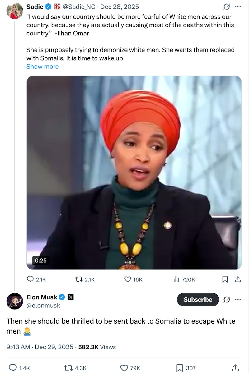 An analysis found that six percent of Elon Musk’s posts over the last six months have been about race. With him posting as much as anyone in the world, that means nearly a thousand posts on the matter.