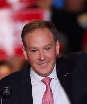 EPA Administrator Lee Zeldin at a 2024 Trump rally.
