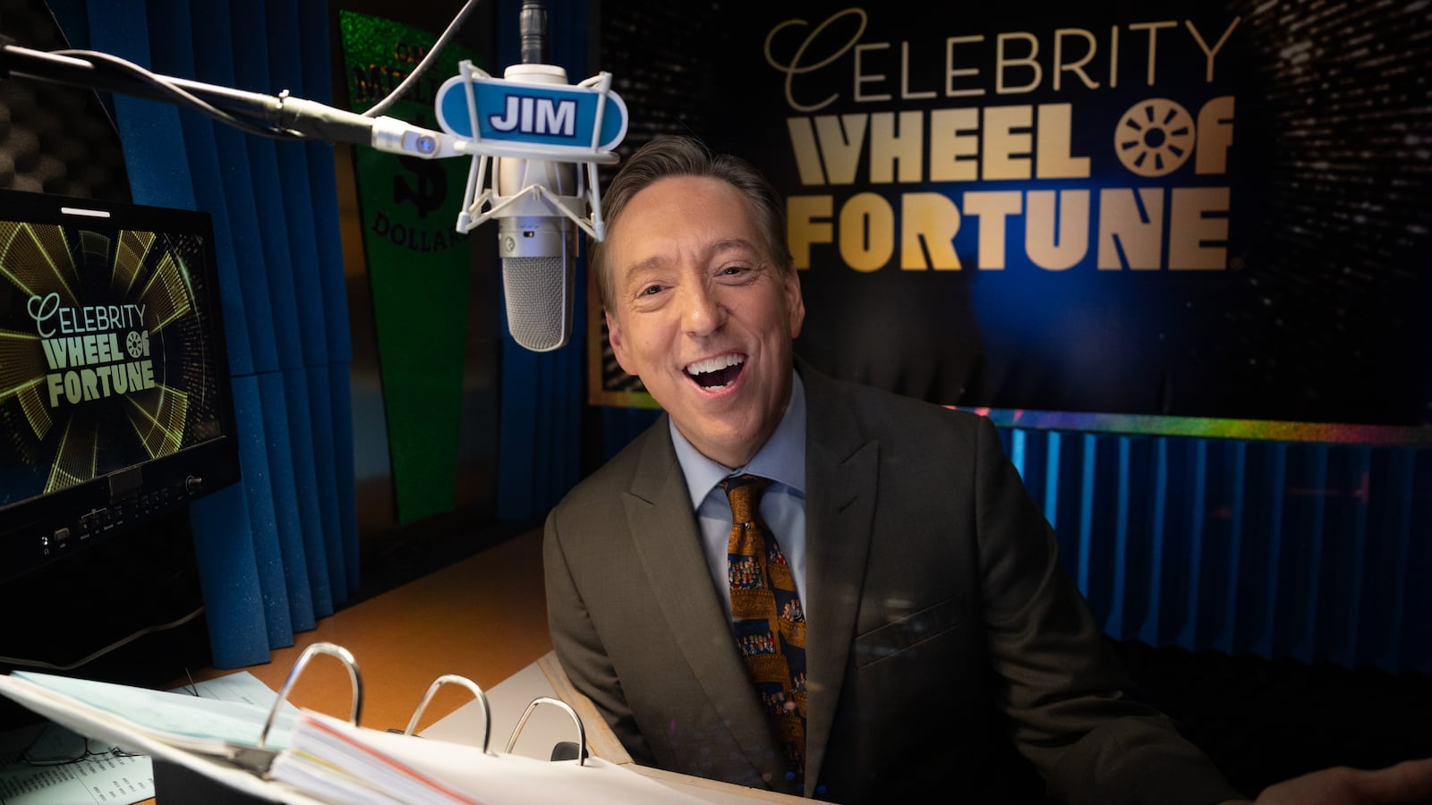 Wheel of Fortune suspended announcer Jim Thornton amid allegations of accessing an inappropriate site aboard a flight.
