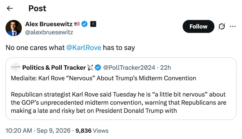 Alex Brusewitz led Wednesday’s meltdown.