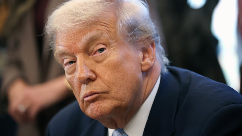 WASHINGTON, DC - NOVEMBER 17: U.S. President Donald Trump delivers remarks during a meeting of the White House Task Force on the FIFA World Cup 2026 in the Oval Office of the White House on November 17, 2025 in Washington, DC. The task force was created to oversee security, logistics, and federal government support for the 2025 Club World Cup and the 2026 FIFA World Cup, jointly hosted by the United States. (Photo by Win McNamee/Getty Images)