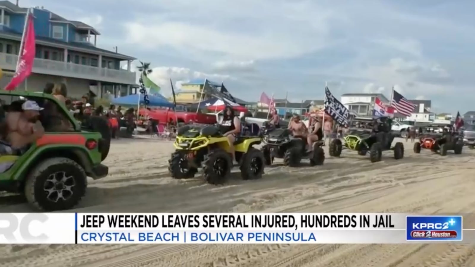 Jeep Weekend on Crystal Beach.
