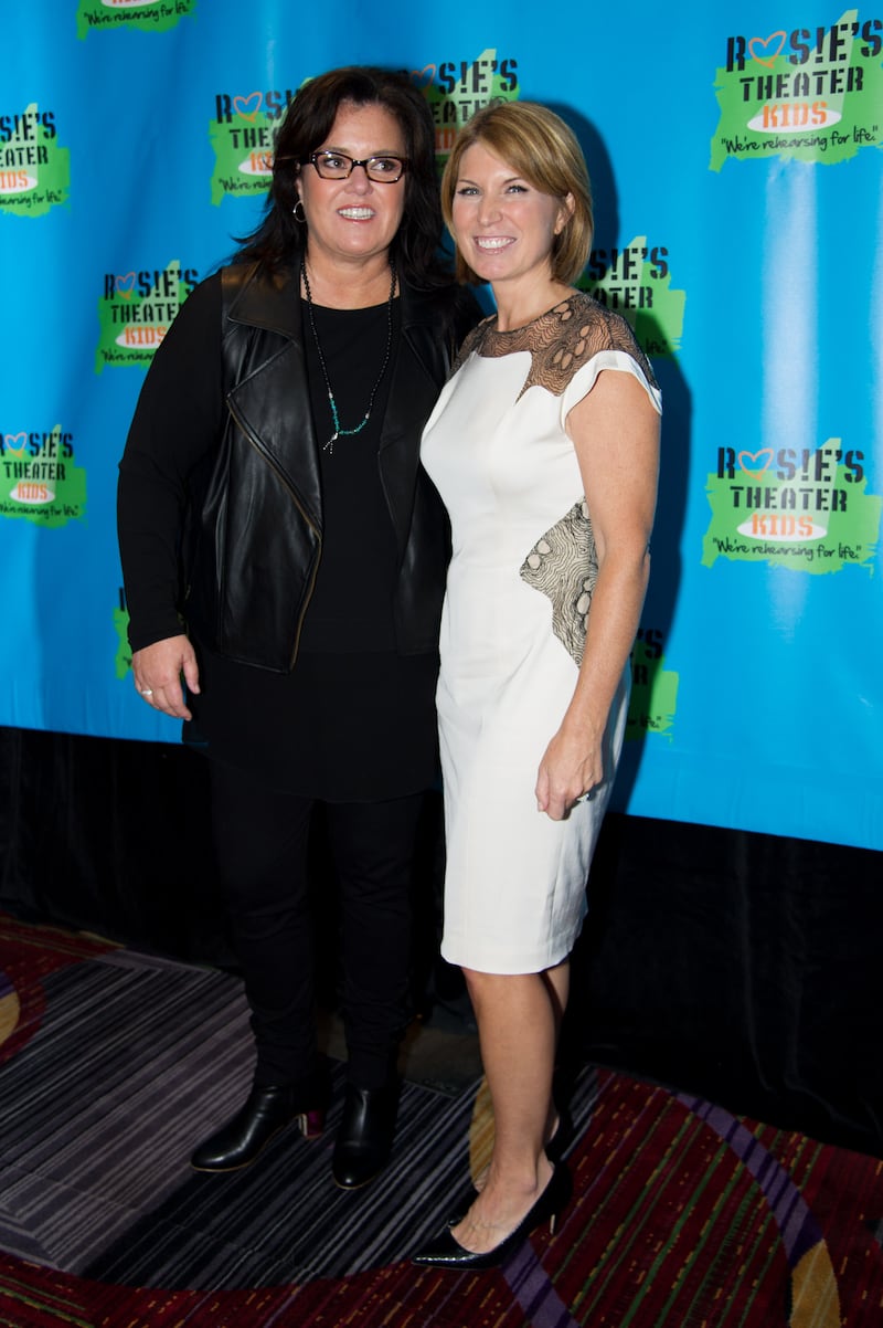 Rosie O'Donnell and Nicolle Wallace