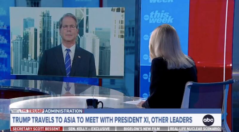 Scott Bessent on This Week with Martha Raddatz